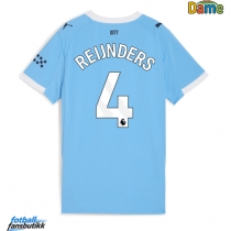 Manchester City Tijjani Reijnders #4 Hjemmedrakt Dame 2025-26 Kortermet